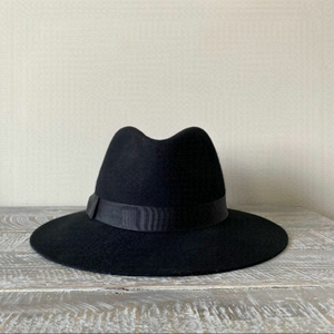 ACE of Something Black Wool Aspen Fedora (Size:Medium)
